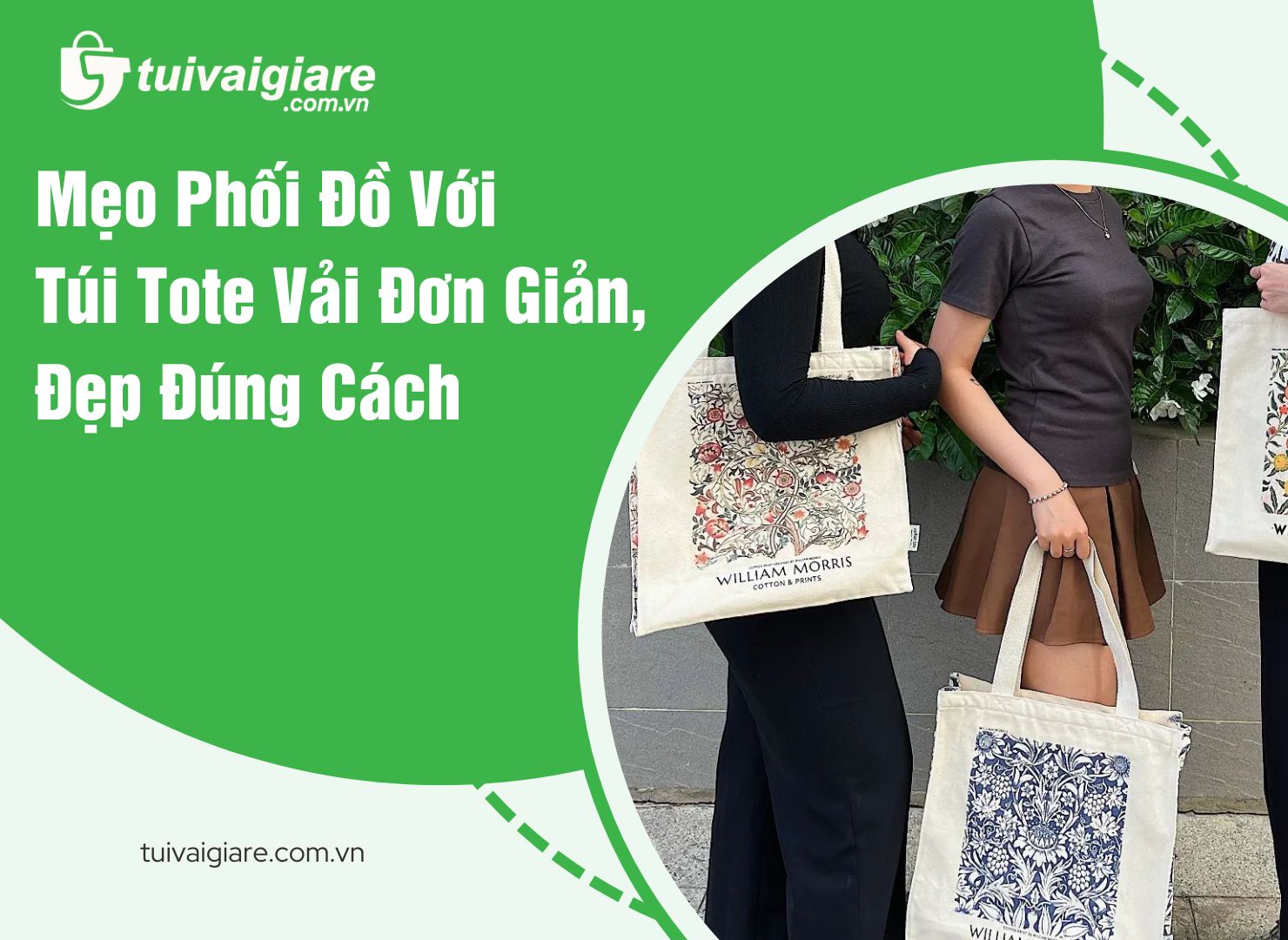 Mẹo Phối Đồ Với Túi Tote Vải Đơn Giản, Đẹp Đúng Cách