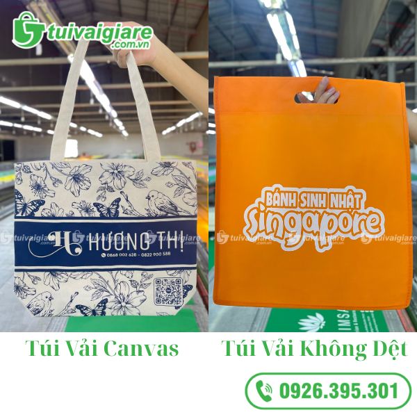 Các Loại Túi Vải Thân Thiện Với Môi Trường