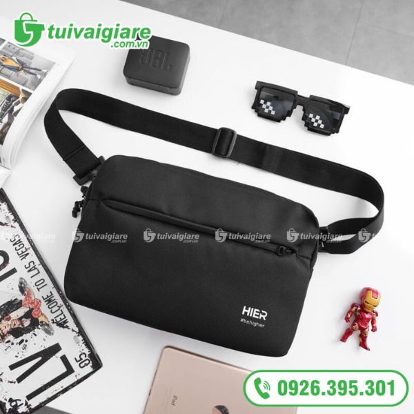 Túi Bao Tử Màu Đen Chất Liệu Nylon Hoặc Polyester