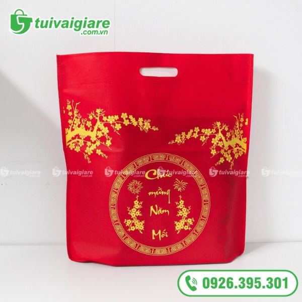 Túi Vải Hột Xoài Chúc Mừng Năm Mới