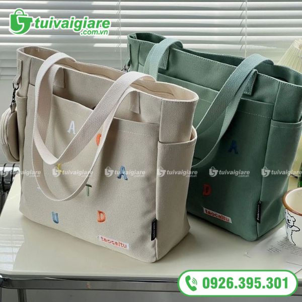 Túi Oxford Nhiều Ngăn Được Trang Trí