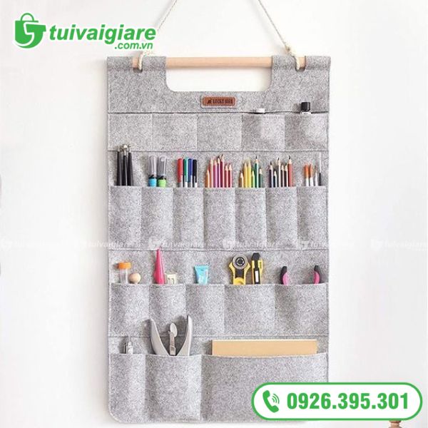 Túi Vải Treo Nhiều Ngăn Vải Nỉ Treo Đựng Đồ Đa Năng