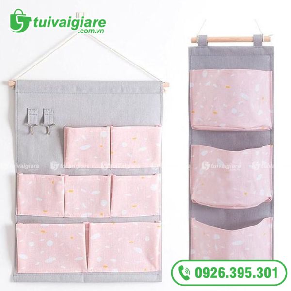 Túi Vải Đựng Đồ Nhiều Ngăn Treo Tường