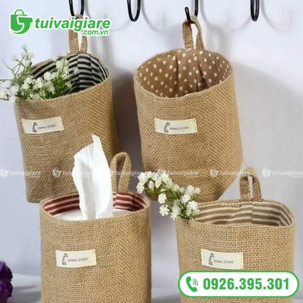 Túi Vải Bố Treo Đựng Đồ Đa Năng