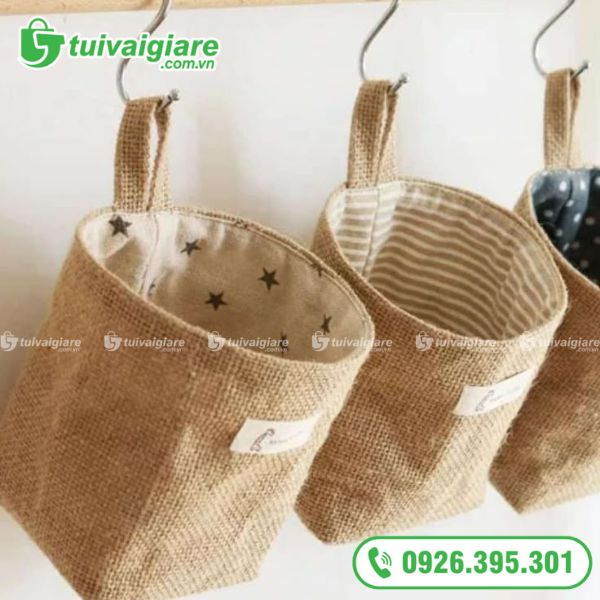Túi Vải Treo Đựng Đồ Đa Năng Vải Canvas
