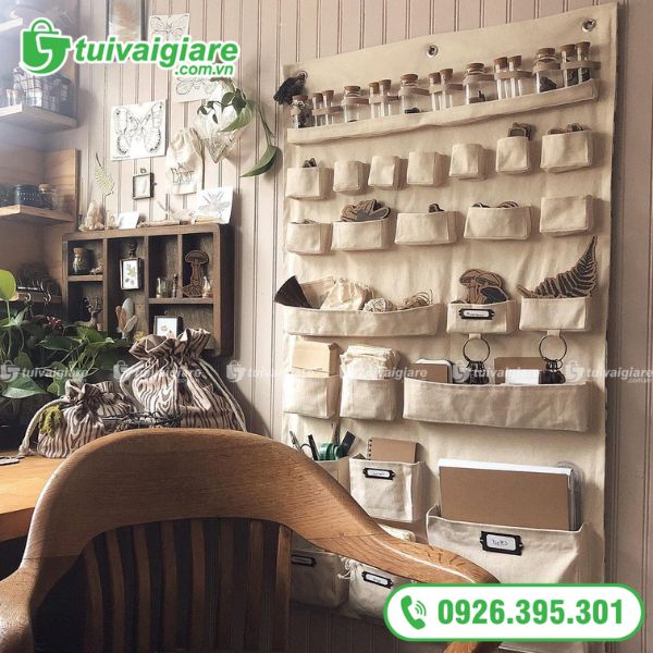 Túi Vải Treo Đựng Đồ Đa Năng Thân Thiện Với Môi Trường