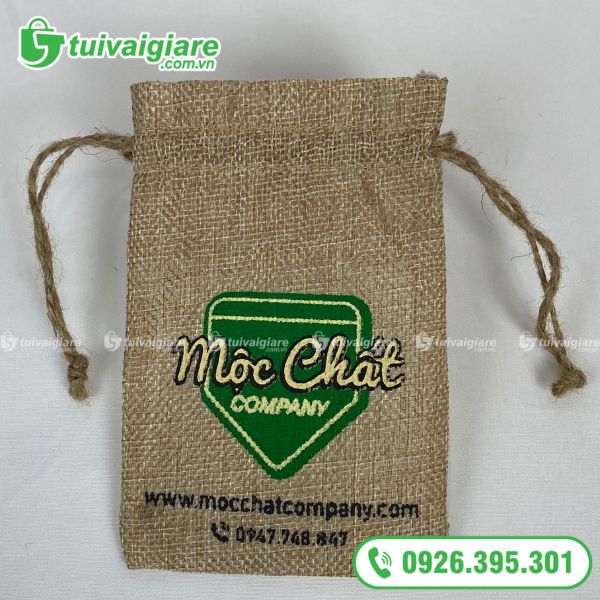 Vỏ Túi Thơm Vải Đay In Logo Thương Hiệu
