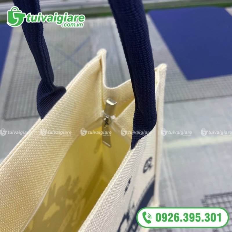 mẫu túi vải đay linen du lịch 6