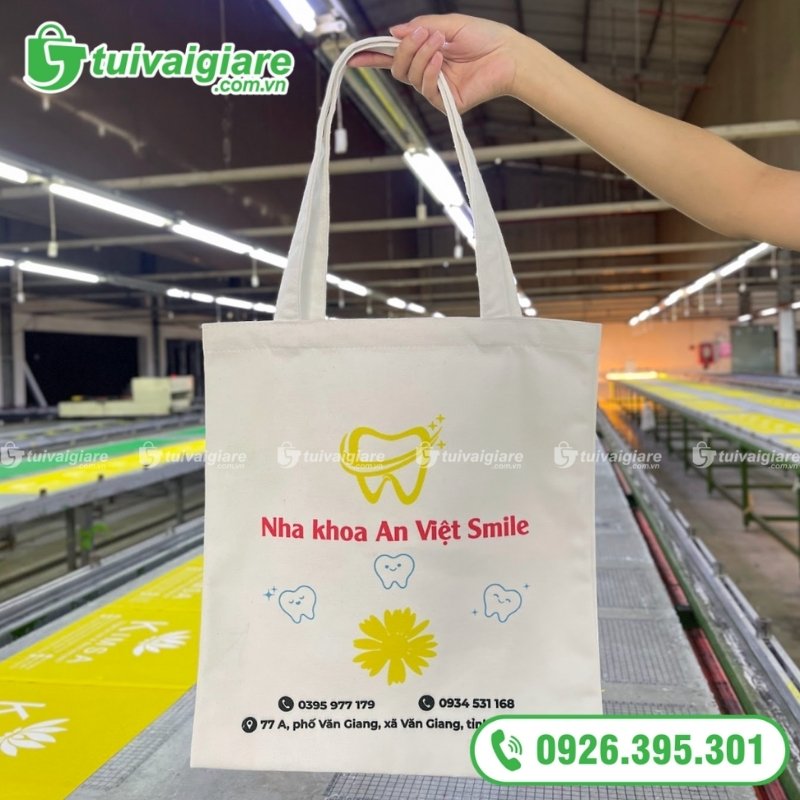 túi vải đi làm tại nha khoa