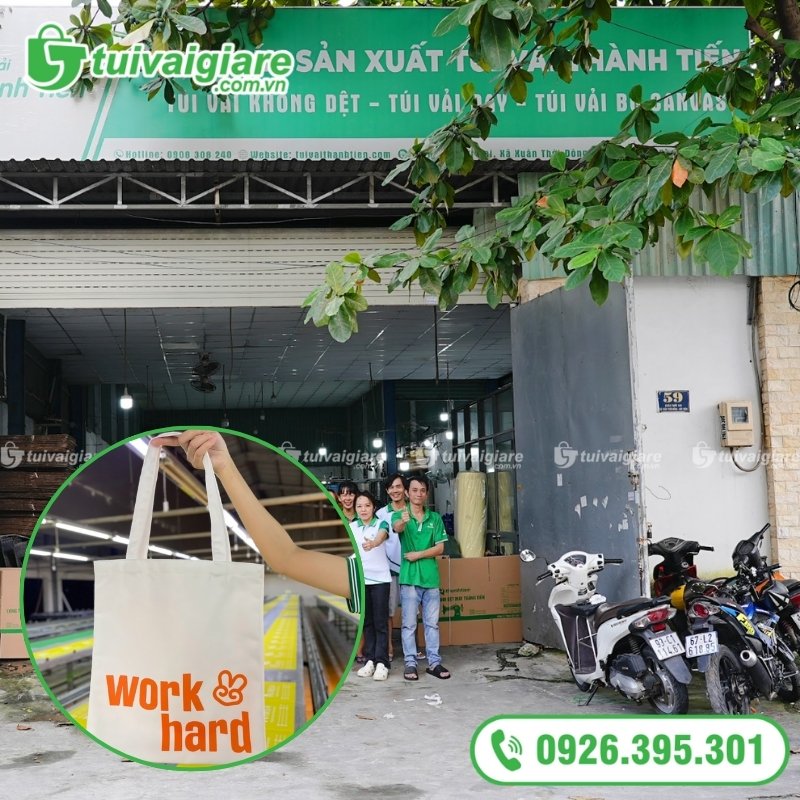 Địa chỉ may túi vải đi làm giá rẻ