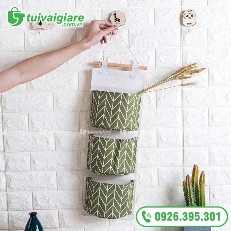 túi vải đựng đồ treo tường