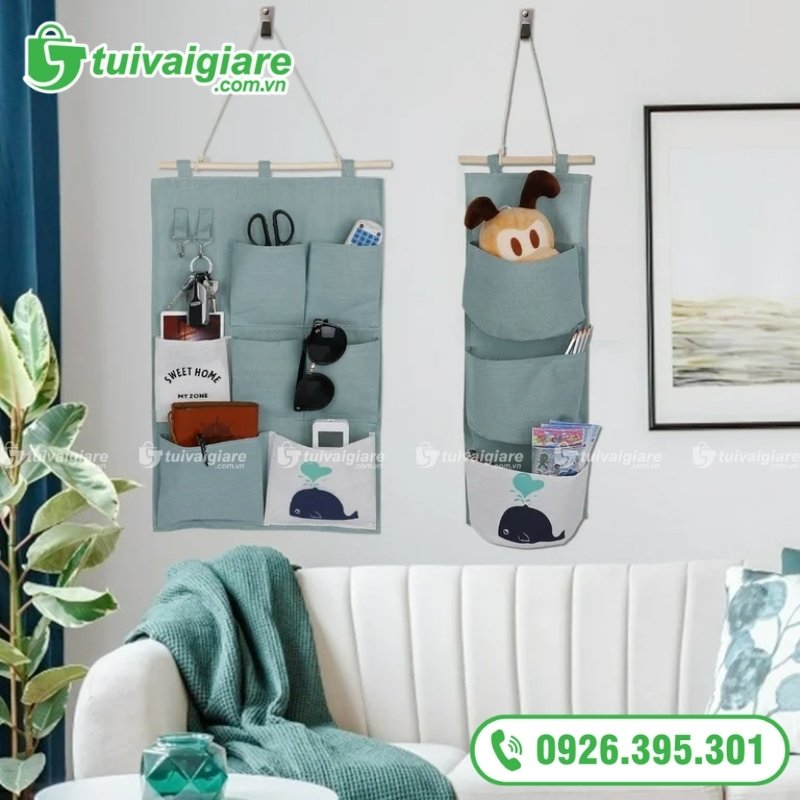 túi vải đa năng đựng đồ phòng khách