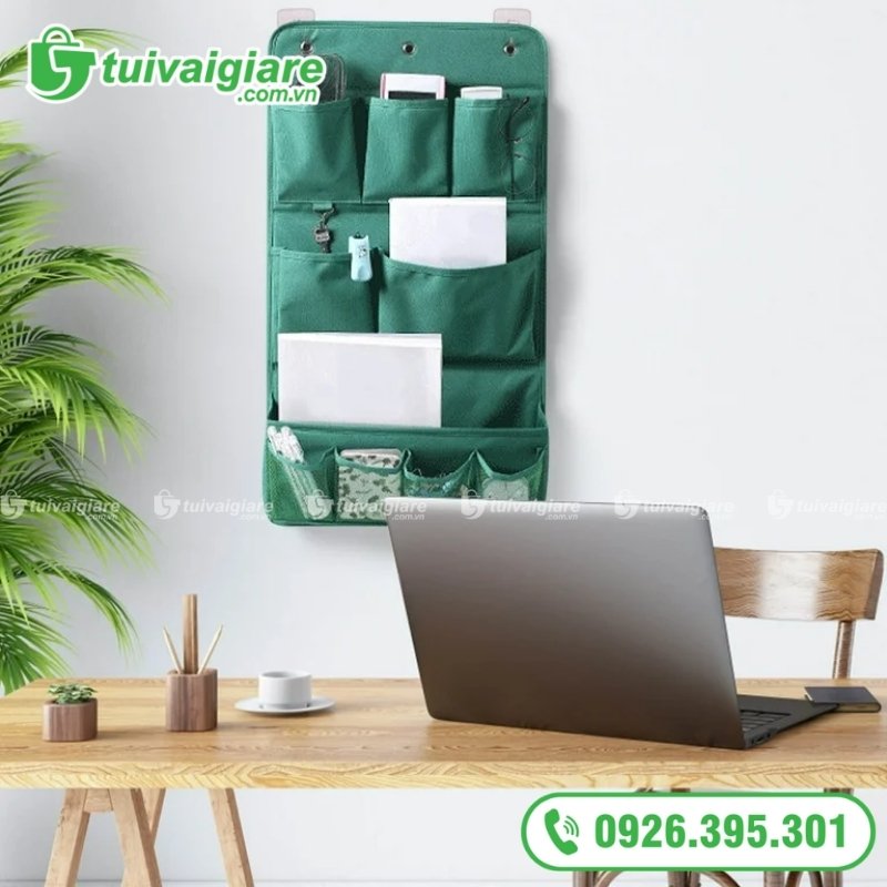 túi vải treo đựng đồ đa năng bàn làm việc