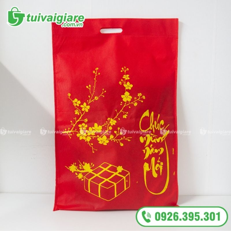 túi vải quà tết đựng lịch