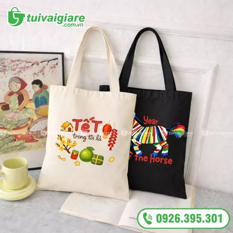 túi vải bố quà tết