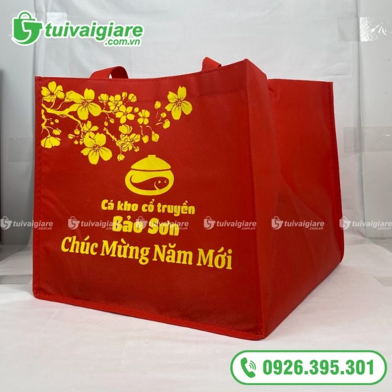 túi vải không dệt tết cỡ lớn