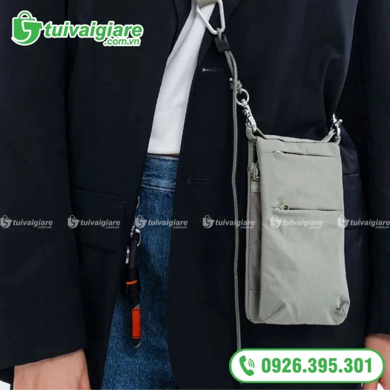túi đựng điện thoại bằng vải dù nữ