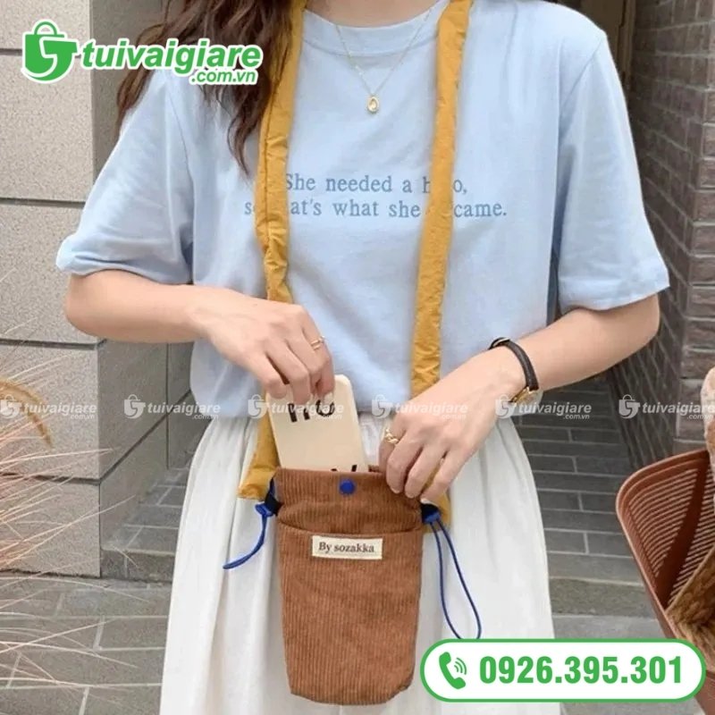 ưu điểm túi vải nhỏ đựng điện thoại