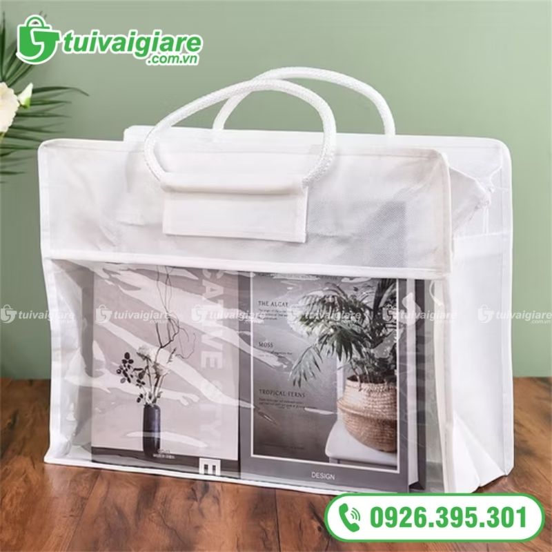 túi vải đựng chăn ga dáng hộp