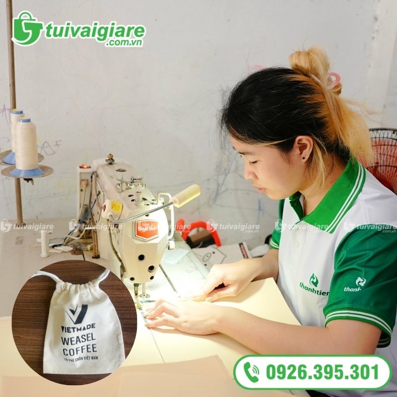 địa chỉ bán túi vải dây rút