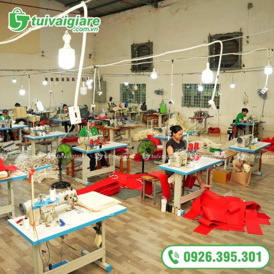 xưởng may túi canvas