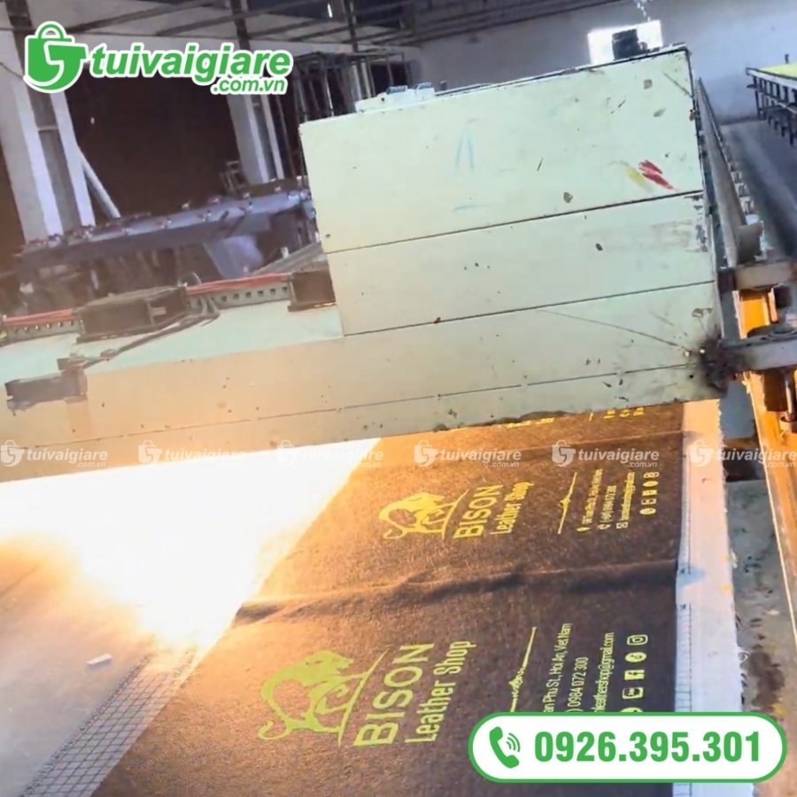 công nghệ in túi canvas