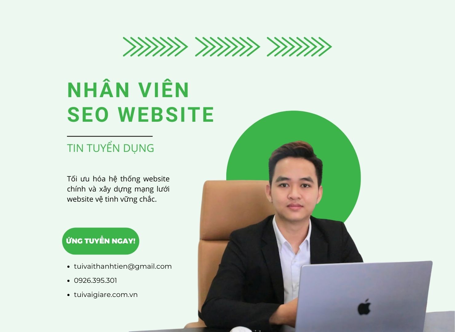 TUYỂN DỤNG NHÂN VIÊN SEO WEBSITE – CHIẾN BINH DIGITAL MARKETING