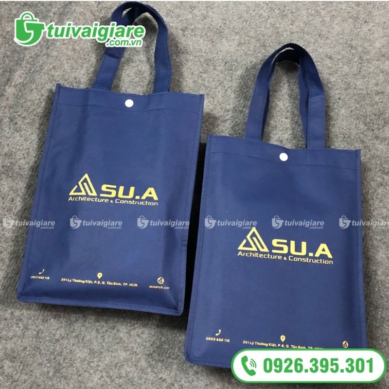 mẫu túi vải không dệt đựng hồ sơ
