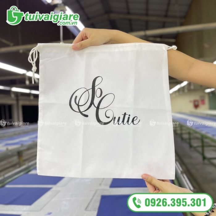 túi vải không dệt có dây rút