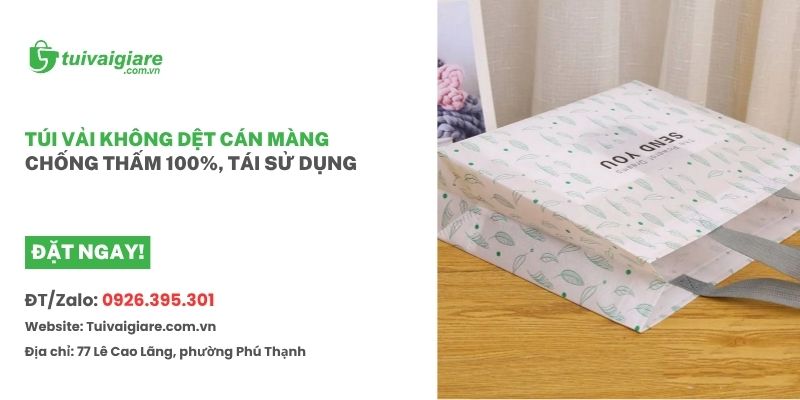 địa chỉ mua túi vải không dệt cán màng