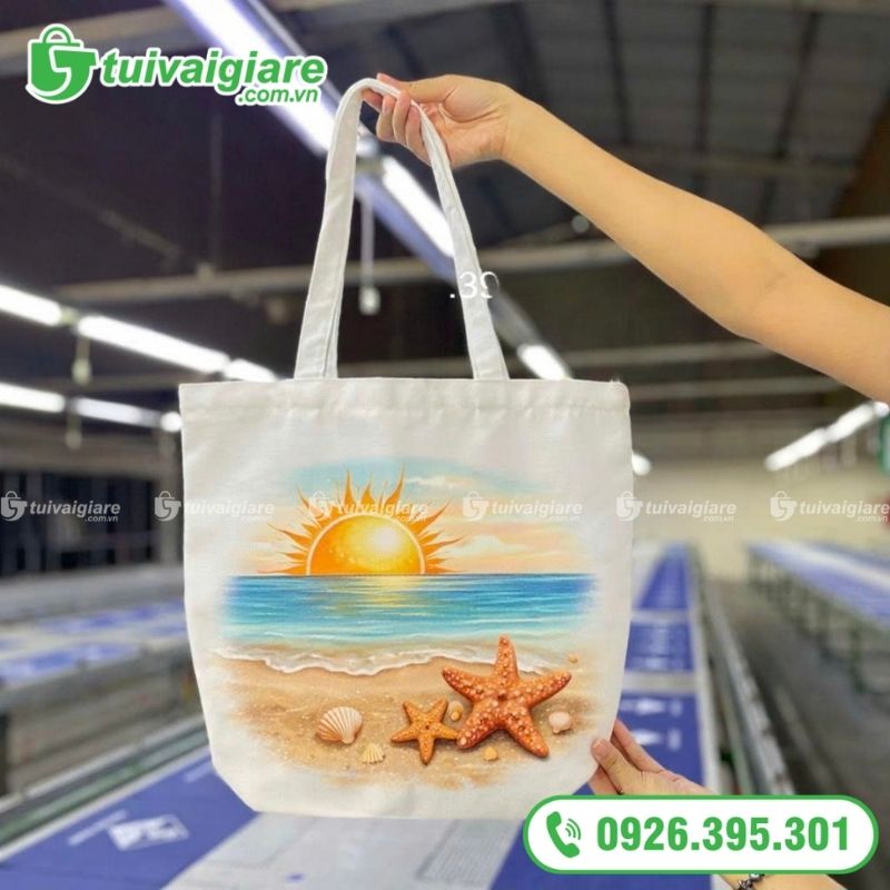 mẫu túi vải đi biển 7