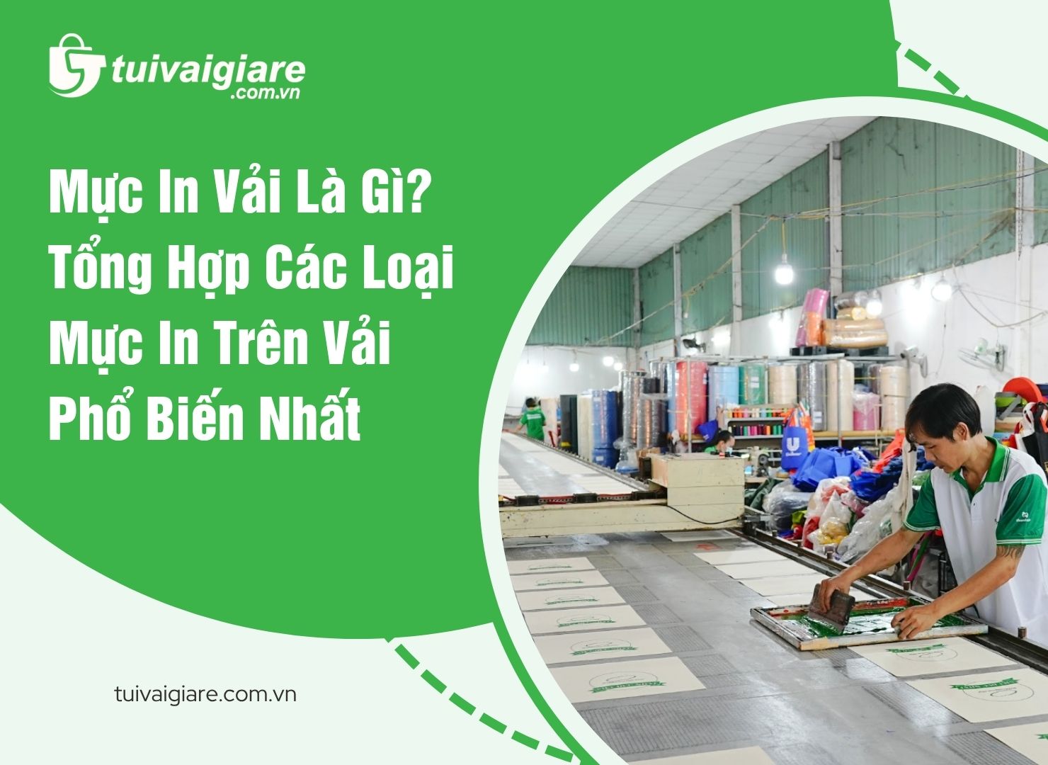 Mực In Vải Là Gì? Tổng Hợp Các Loại Mực In Trên Vải Phổ Biến Nhất
