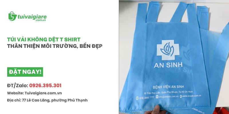địa chỉ mua túi vải không dệt t shirt