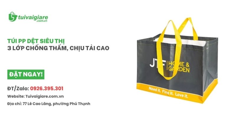 địa chỉ mua túi PP dệt siêu thị