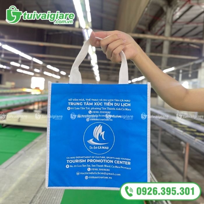 túi vải không dệt in theo yêu cầu Du Lịch Cà Mau