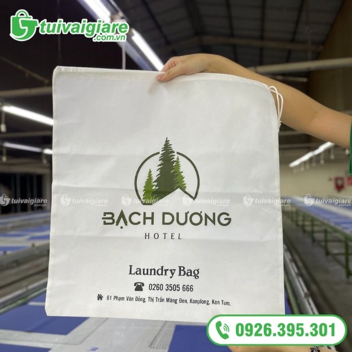 sản xuất túi vải không dệt khách sạn Bạch Dương