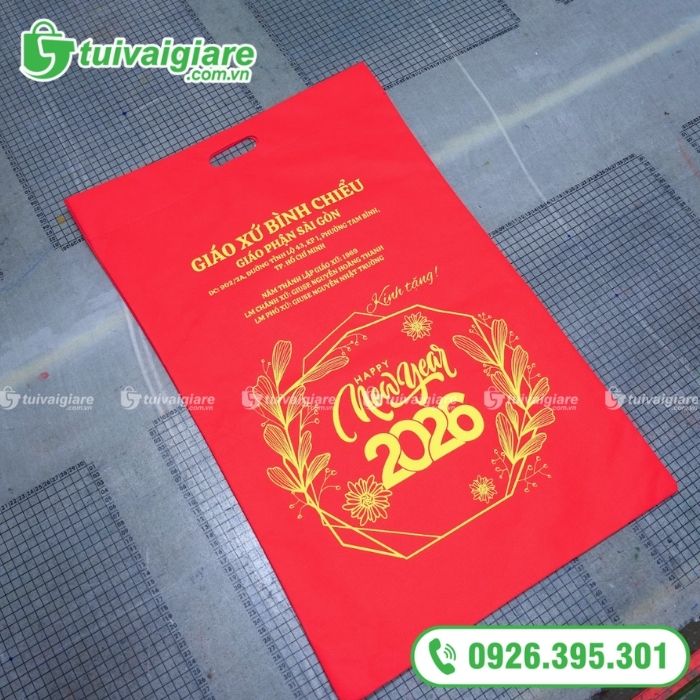 túi vải không dệt giá rẻ đựng lịch tết Bình Chiểu