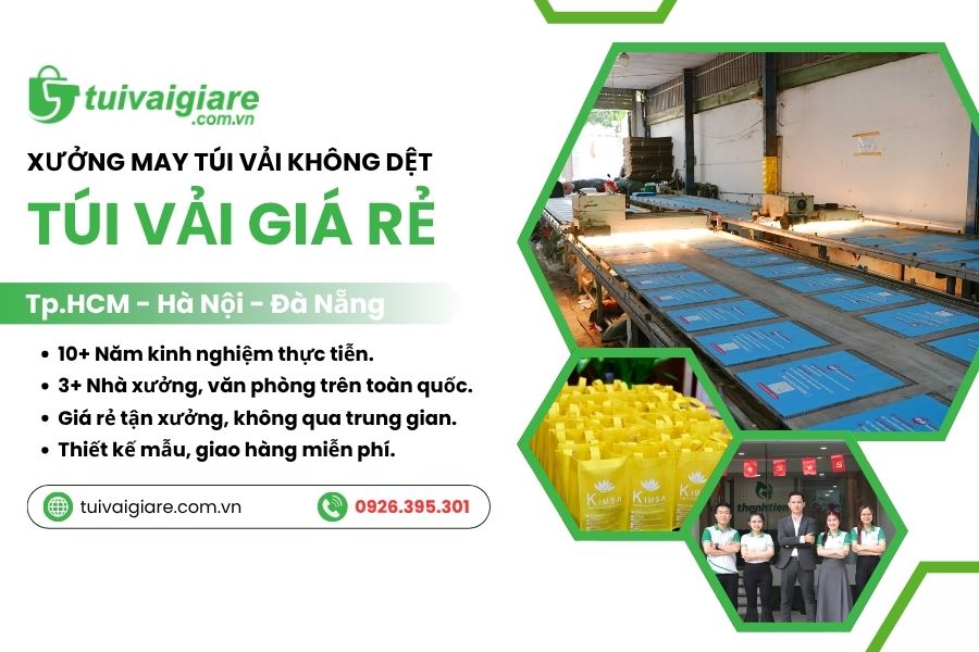 xưởng túi vải không dệt tphcm