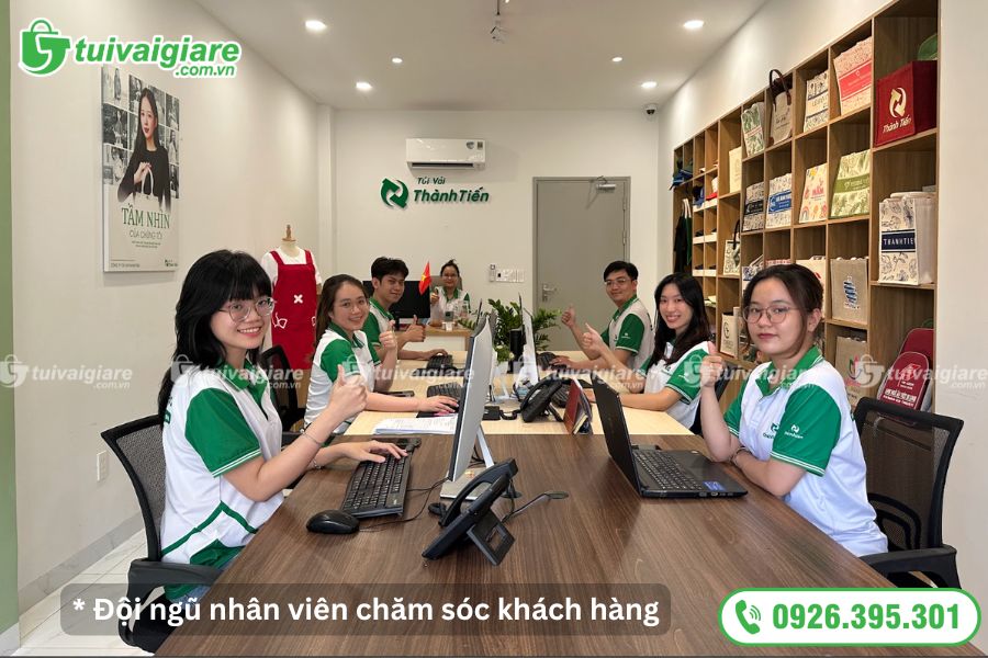 đội ngũ báo giá túi vải không dệt