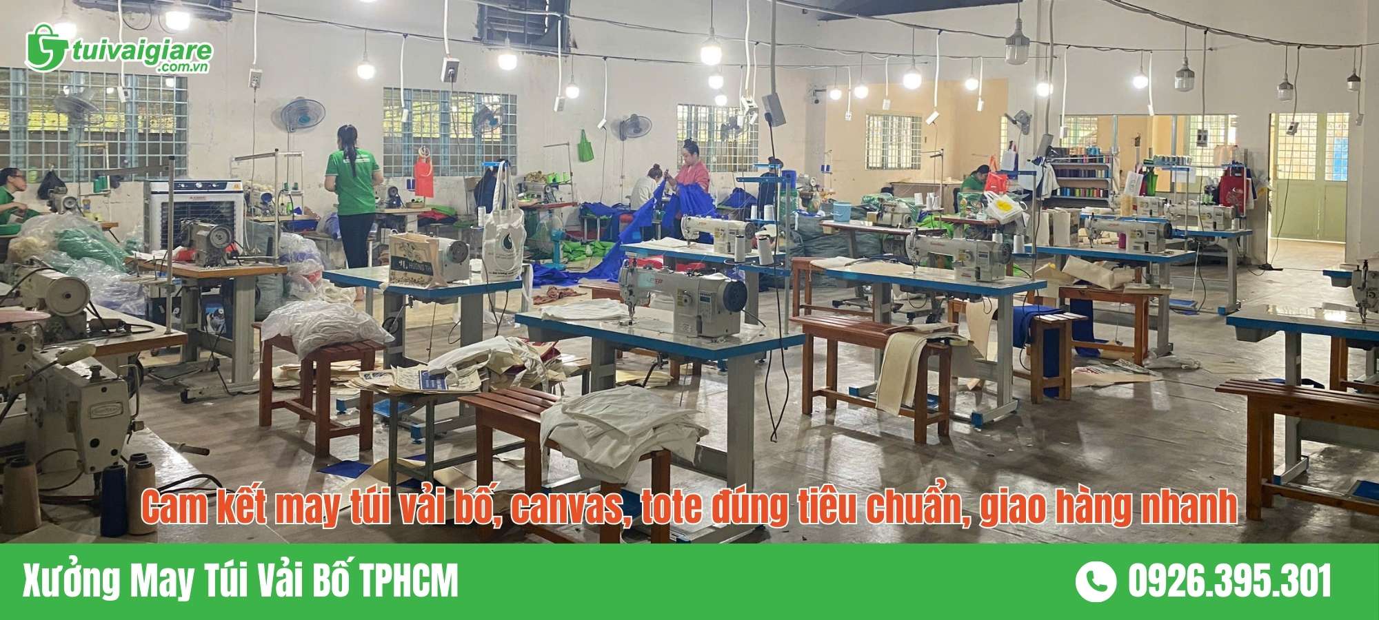 xưởng túi vải canvas