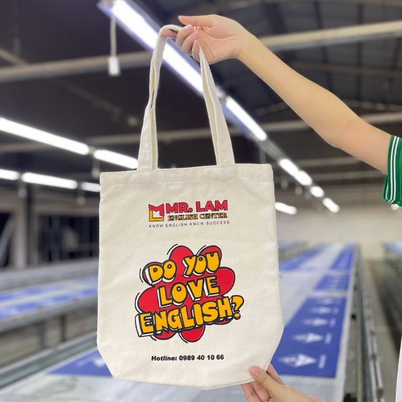 túi vải canvas dễ thương MR.LAM