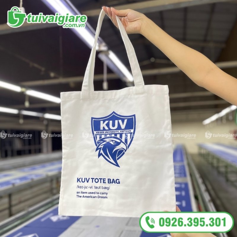 túi vải canvas giá sỉ KUV