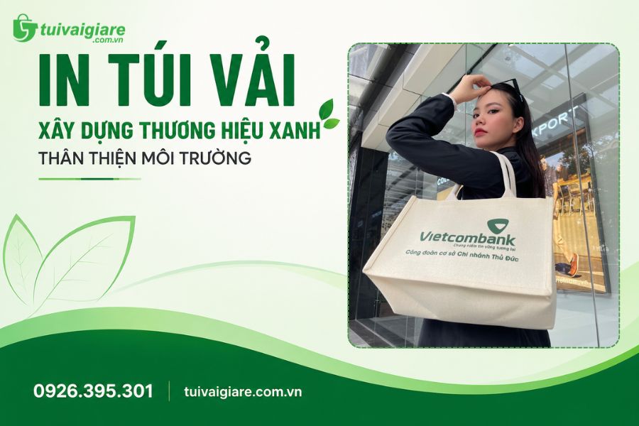 in túi xách vải thân thiện môi trường