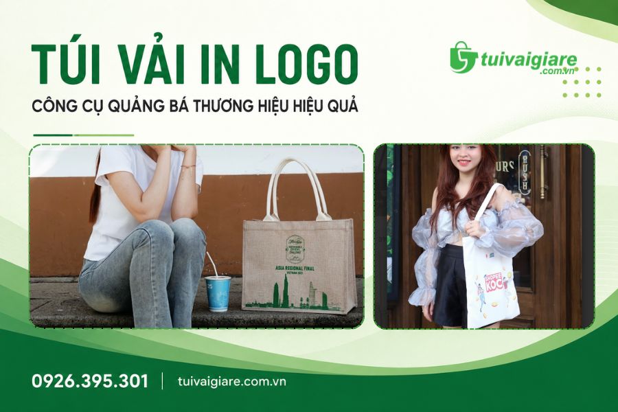 túi vải in logo quảng bá thương hiệu