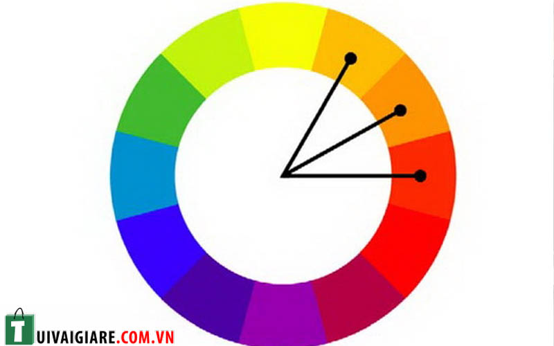 Ton-sur-ton với ba màu sắc tương đồng cũng là cách phối đồ