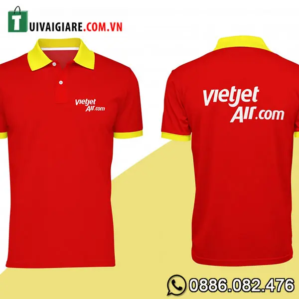 Đồng phục áo thun VietJet Air