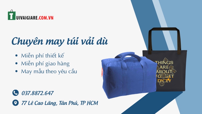 May túi vải dù