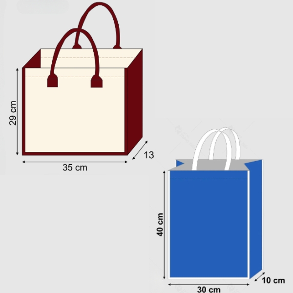 Kích thước túi khác nhau sẽ phục vụ mục đích khác nhau