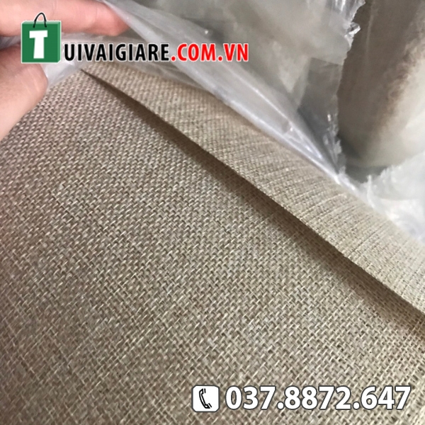 Vải linen may túi