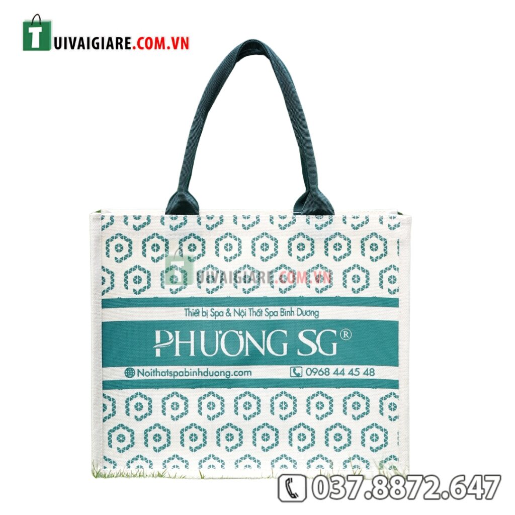 Túi linen in logo Phương SG